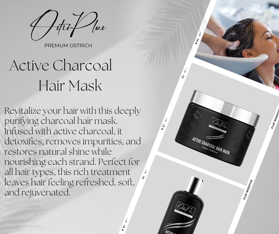 Active Charcoal Hair Mask & Conditioner Sulphate and Paraben free
